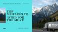 HUDSON COUNTY MOVERS – TOP MISTAKES TO AVOID FOR THE MOVE PowerPoint PPT Presentation