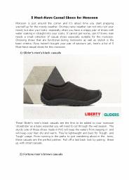 5 Must-Have Casual Shoes for Monsoon