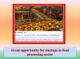 Great opportunity for startups in food processing sector PowerPoint PPT Presentation