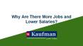Why Are There More Jobs and Lower Salaries? PowerPoint PPT Presentation