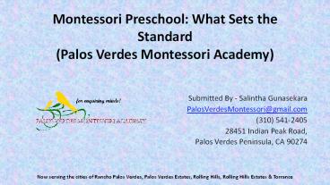 Montessori Method
