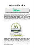 Best Electrician in  Sydney- McIntosh Electrical PowerPoint PPT Presentation