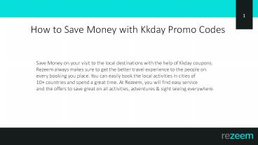 How to Use Kkday Promo Codes?