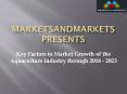 Key Factors to Market Growth of the Aquaculture Industry through 2018 - 2023 PowerPoint PPT Presentation
