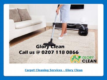 Carpet Cleaning Services London