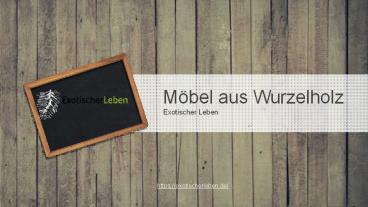 Wurzelholz Couchtisch - Exotischer Leben