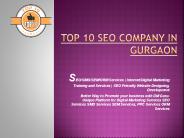 TOP SEO COMPANY IN GURGAON