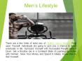 Men’s Lifestyle PowerPoint PPT Presentation