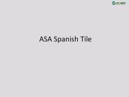 ASA Spanish Tile
