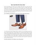 Tips to Spot Best Men's Dress Shoes PowerPoint PPT Presentation
