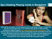 Special Range of Spy Cheating Playing Cards in Bangalore