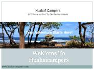 Welcome to Huakaicampers