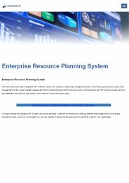 Enterprise Resource Planning System software in USA