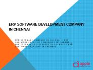 ERP Software Development Company in chennai | Apple Infoway