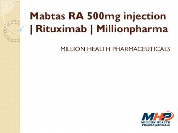 Mabtas Ra 500mg injection