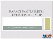RAPACT 5MG TABLETS | EVEROLIMUS | MHP