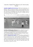 Australia or England Who Will Earn Lord’s Date In Ashes Rivalry PowerPoint PPT Presentation