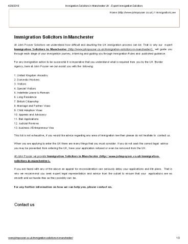 Immigration Solicitors in Manchester (2)