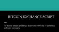 Bitcoin exchange script