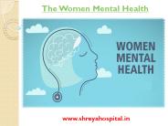 The Women Mental health