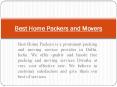 Home Packers and Movers Hinjewadi PowerPoint PPT Presentation