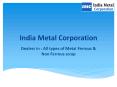 India Metal Corporation Scrap |Metal Ferrous and Non Metal Ferrous Scrap buyer, seller and dealer in Pune, India PowerPoint PPT Presentation