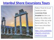 Istanbul Shore Excursions