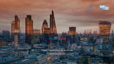 Digital Transformation by Acuiti Labs