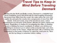 Denmark Travel Tips