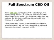 Full Spectrum CBD Oil