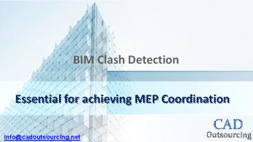 BIM Clash Detection - CAD outsourcing