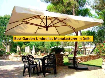 Best Garden Umbrellas Manufacturer in Delhi