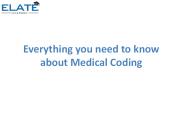 Everything you need to know about medical coding
