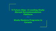 Masters in Canada for International Students