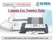 Canada Fax Number Data