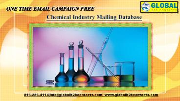 Chemical Industry Mailing Database