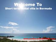 Short term rental villa in Bermuda