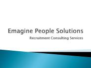 Recruitment Consulting Services- Emagine People Solutions
