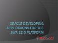 Oracle Developing Applications for the Java EE 6 Platform PowerPoint PPT Presentation