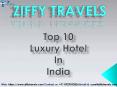 Best Luxury Hotels in India
