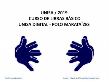 AULAS DE LIBRAS PROFISSÕES