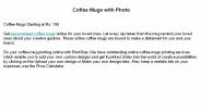 Coffee Mug Printing