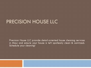 House Cleaning Company USA