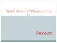Oracle Java SE 7 Programming PowerPoint PPT Presentation