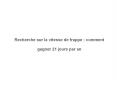 Comment gagner 21 jours par an PowerPoint PPT Presentation