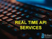 REAL TIME API    SERVICES