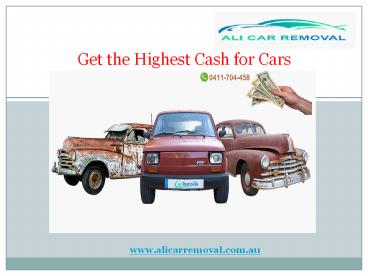 Cash for Cars