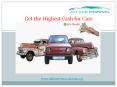 Cash for Cars PowerPoint PPT Presentation