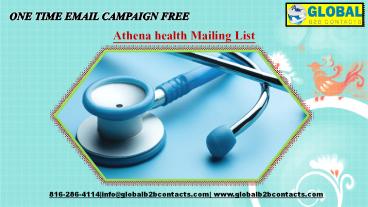 Athena health Mailing List