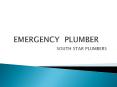 Emergency Plumber PowerPoint PPT Presentation